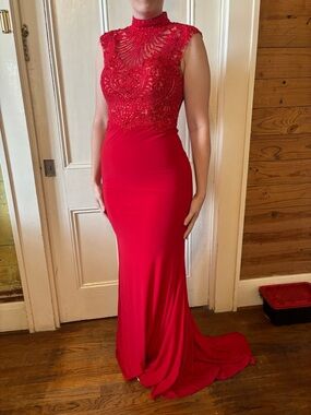 Tony Bowls Red Prom Dress size 10